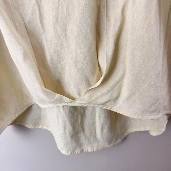 Umgee Womens Medium Cream Boho Oversized Tunic Blouse Dolman Sleeve - Picture 3 of 9